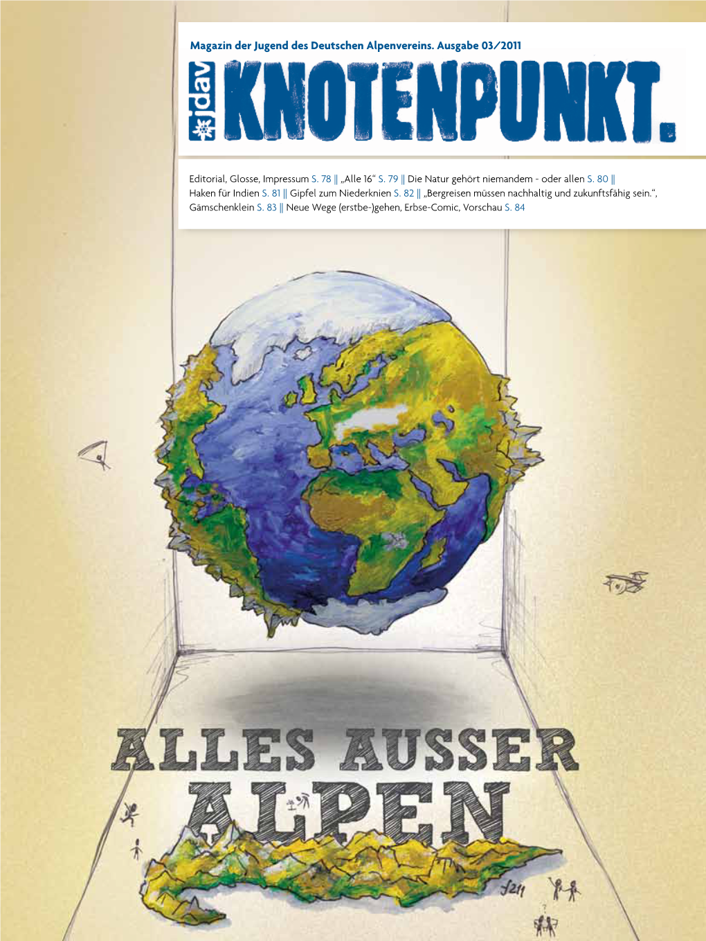 Magazin Der Jugend Des Deutschen Alpenvereins. Ausgabe 03/2011