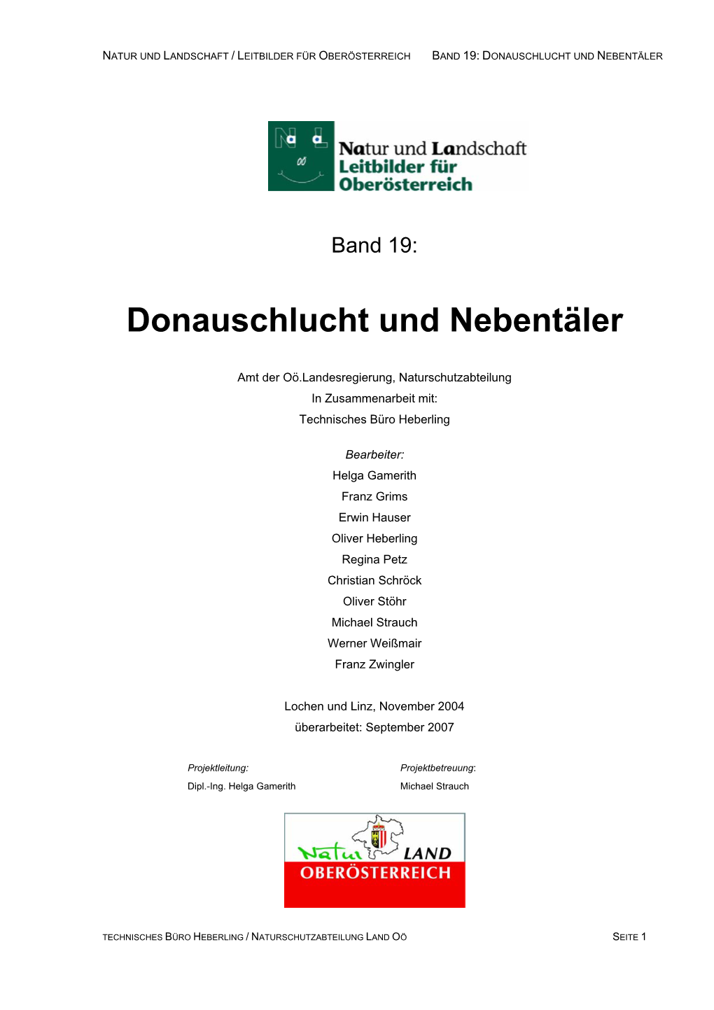 Donauschlucht Und Nebentäler