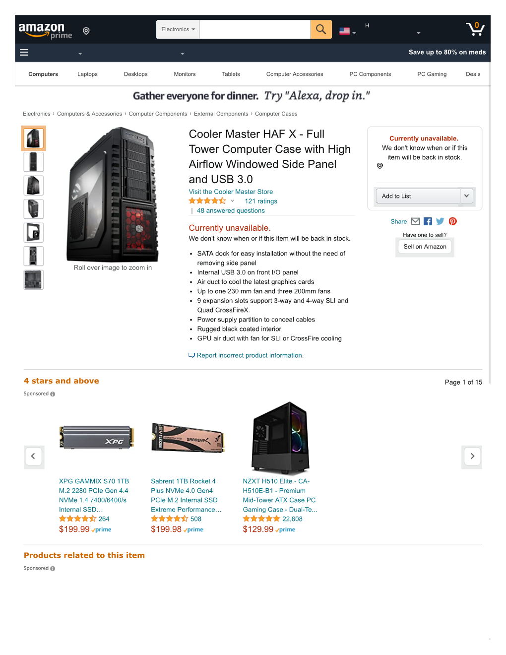 Cooler Master HAF X - Full Currently Unavailable