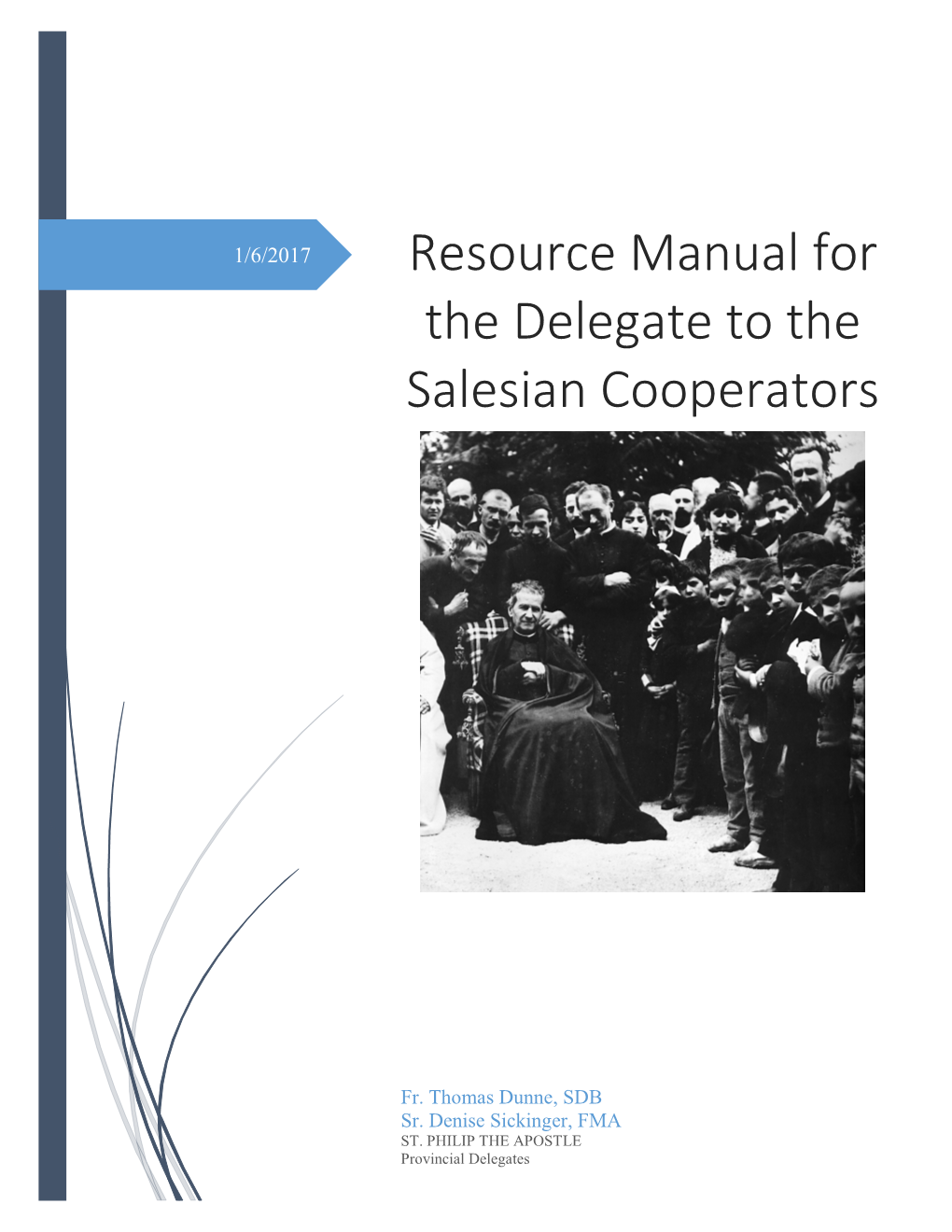 Resource Manual for the Delegate to the Salesian Cooperators