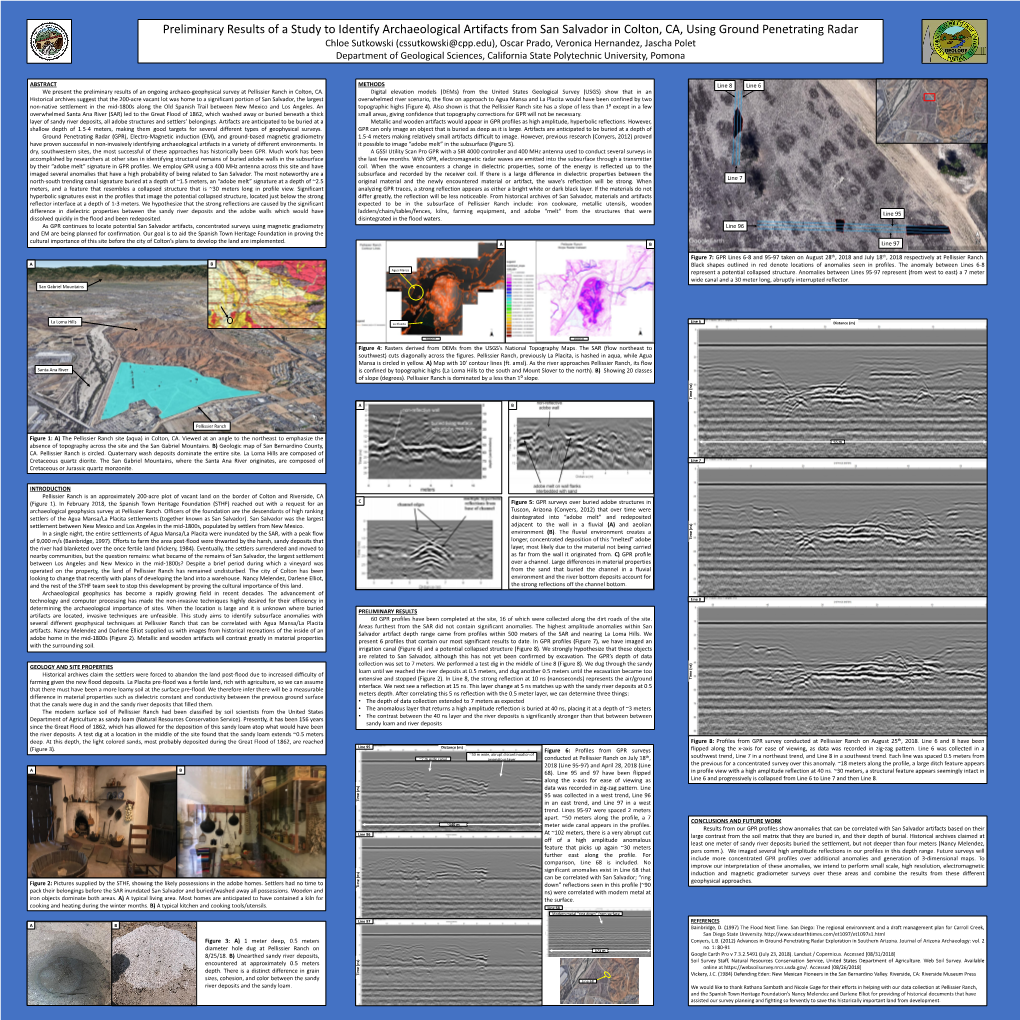 Preliminary Results of a Study to Identify Archaeological Artifacts