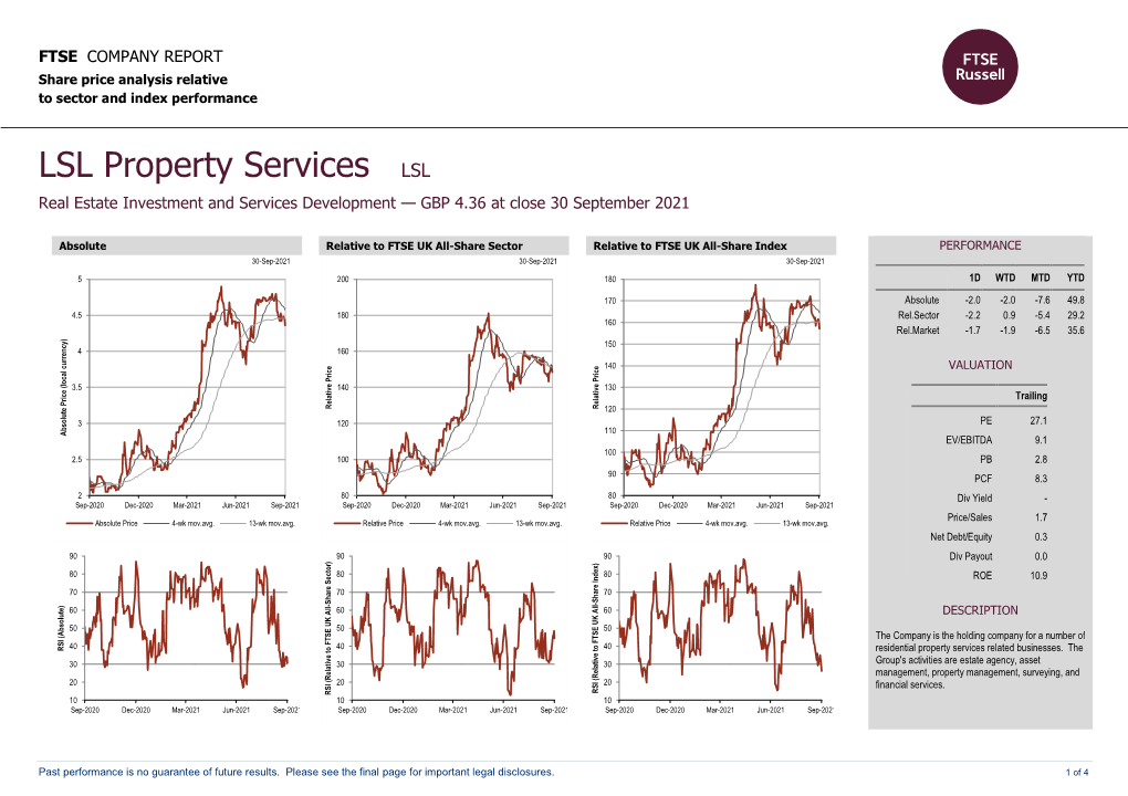 FTSE Factsheet