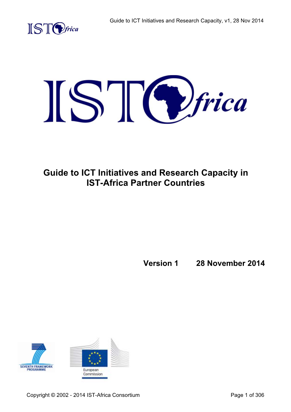 Guide to ICT Initiatives and Research Capacity in IST-Africa Partner Countries