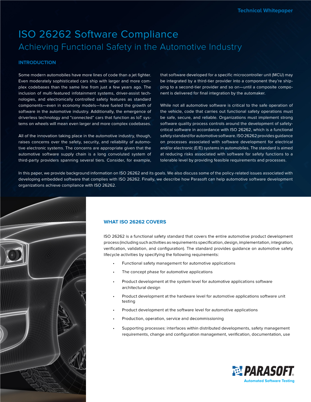 ISO 26262 Software Compliance Achieving Functional Safety in the Automotive Industry