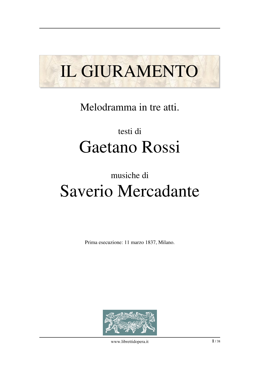 Il Giuramento