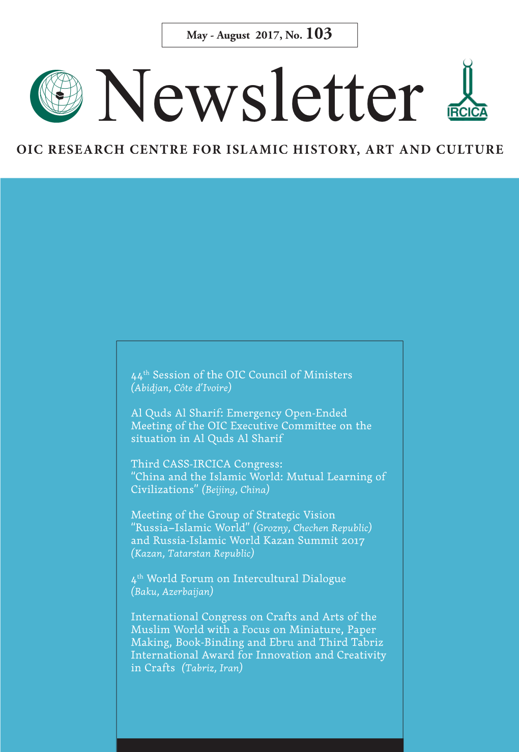 Oic Research Centre for Islamic History, Art and Culture