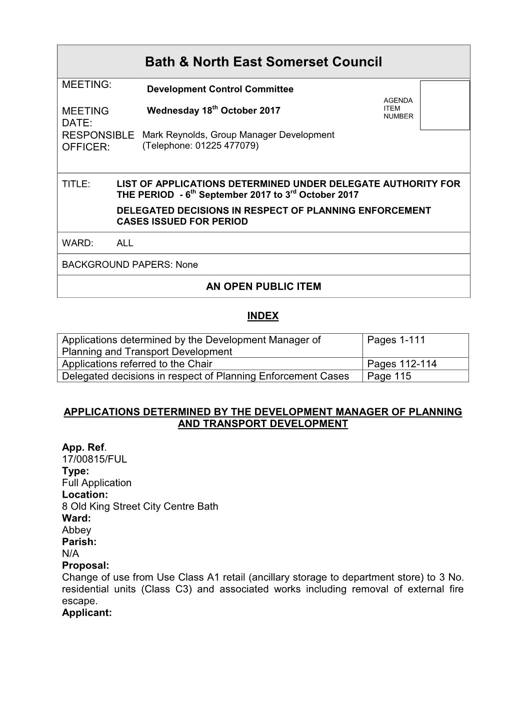 Bath & North East Somerset Council