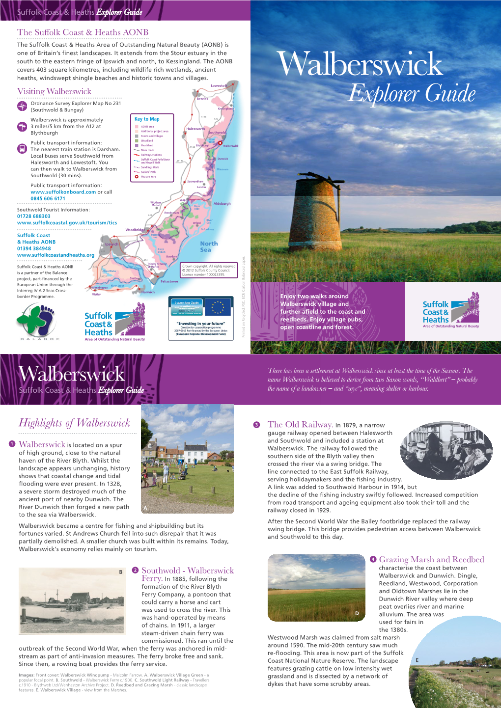 Walberswick Explorer Guide-AONB
