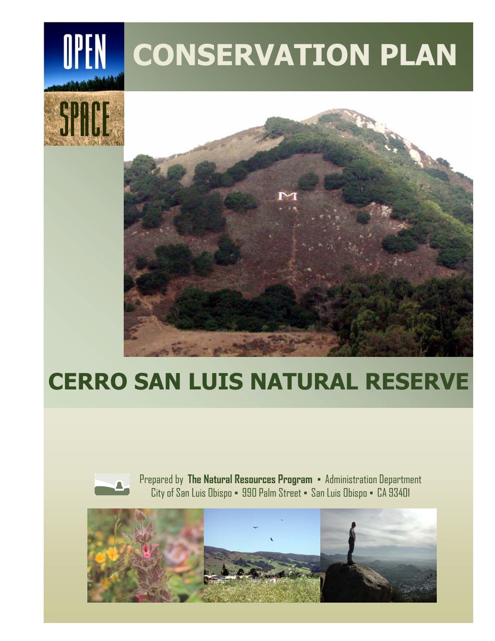 Cerro San Luis Conservation Plan