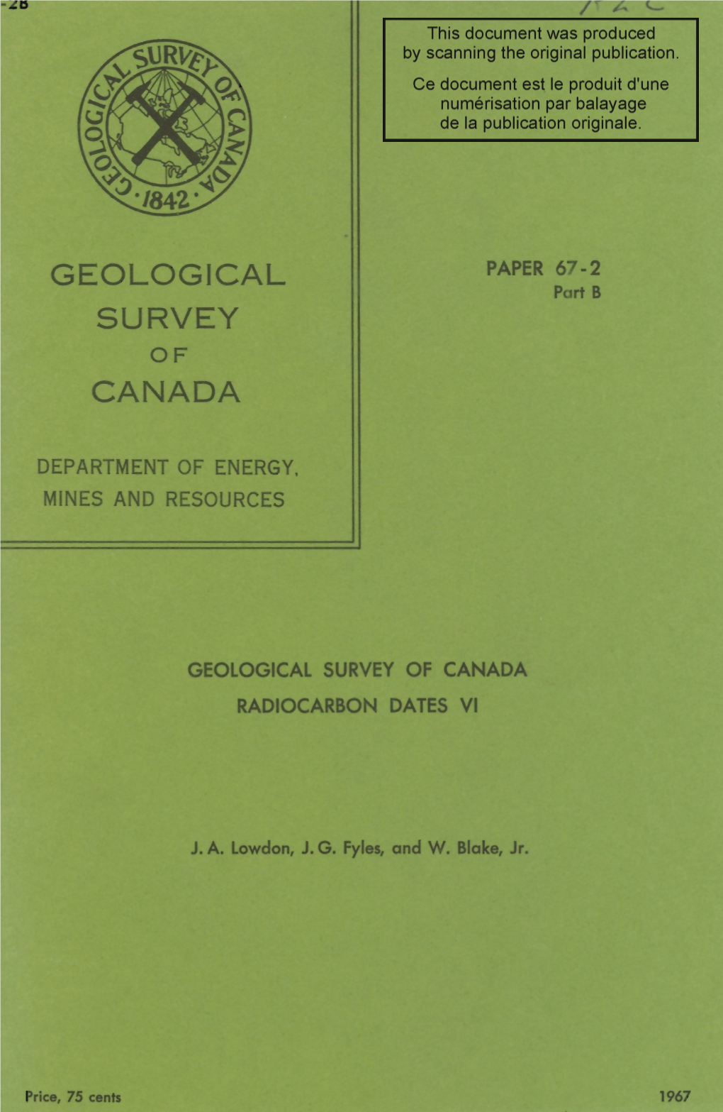 Geological Survey Canada