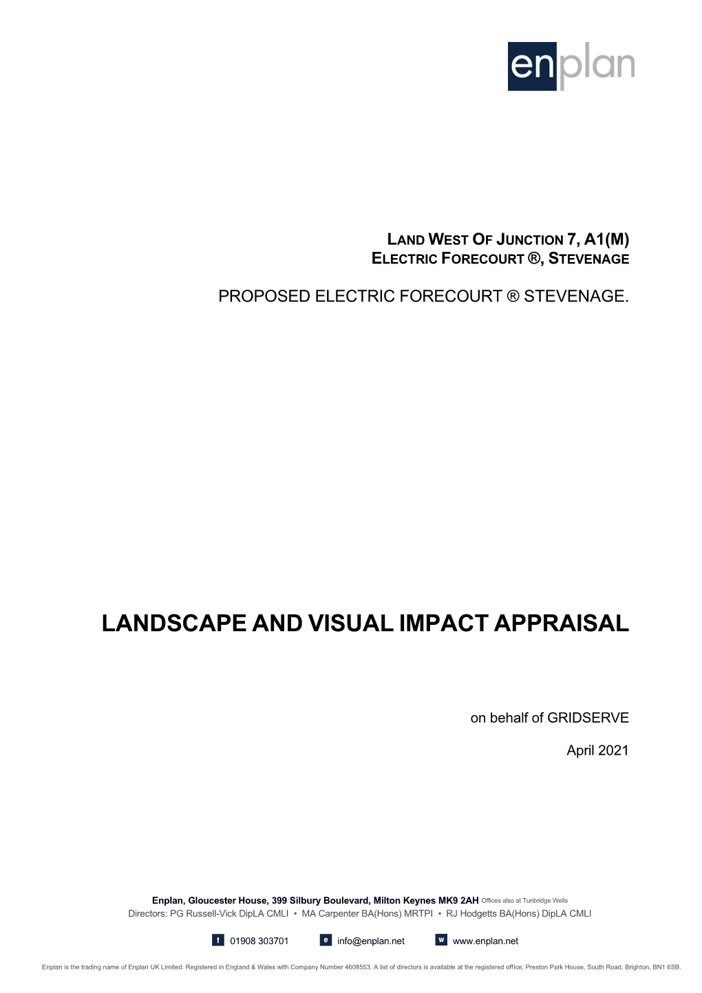 Landscape and Visual Impact Appraisal