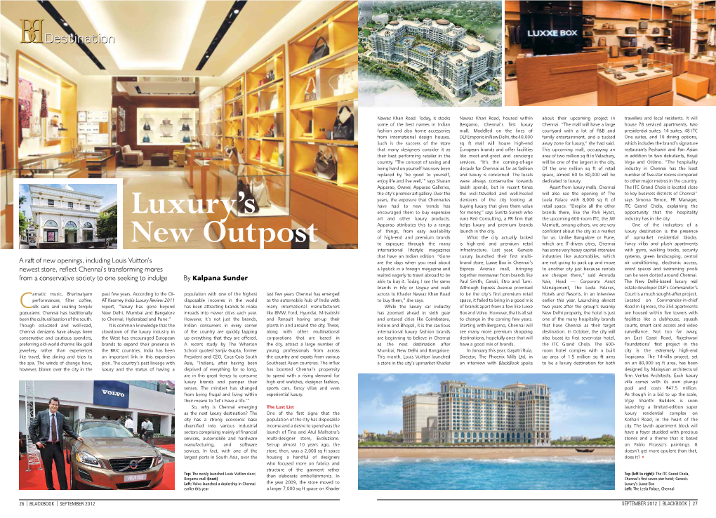 Luxury's New Outpost