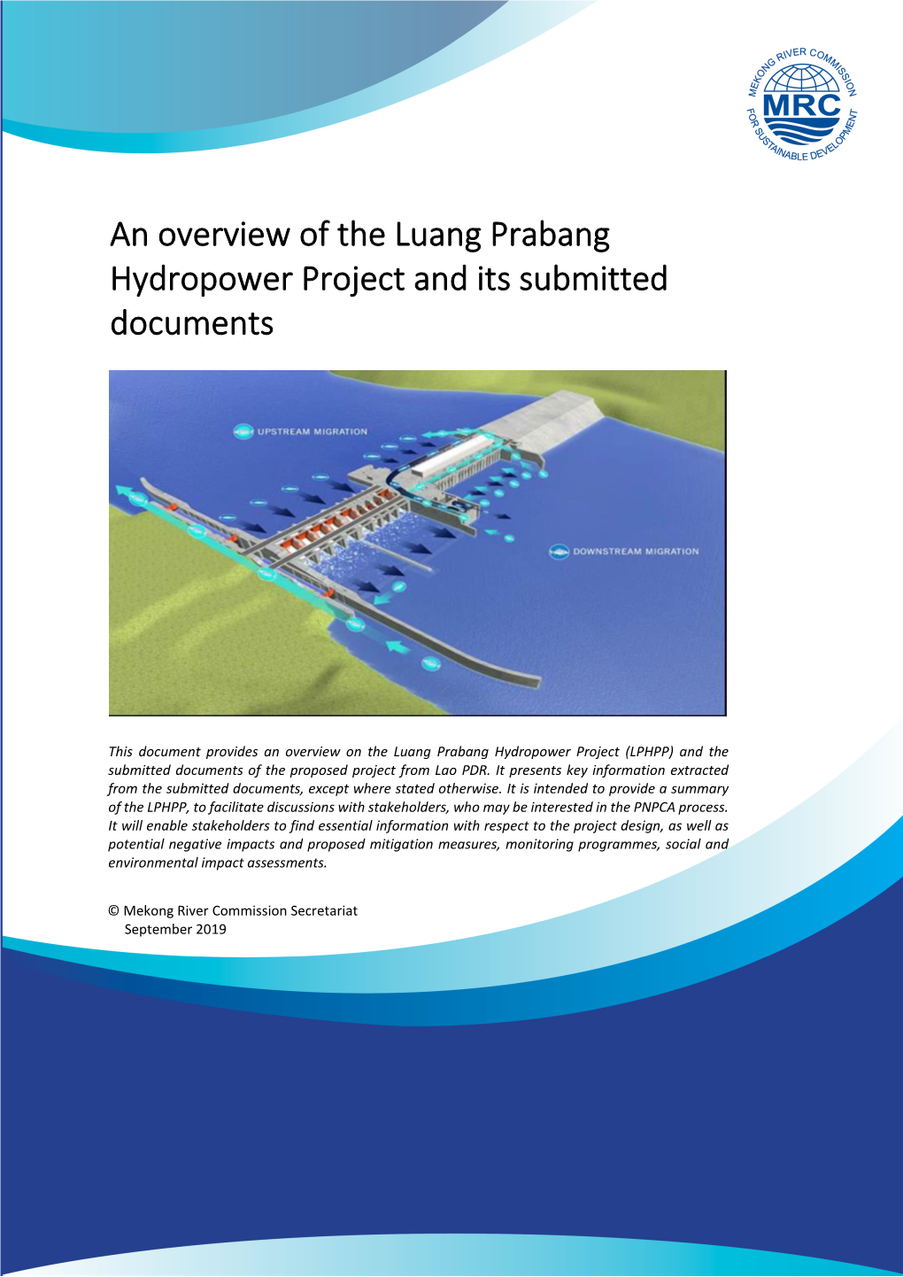 Luang Prabang Hydropower Project and Its Submitted Documents