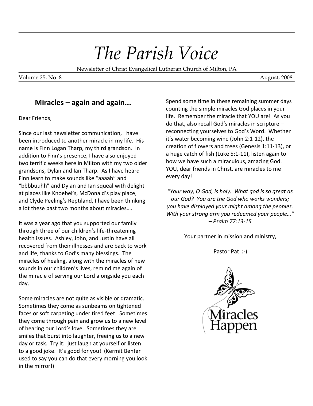 The Parish Voice