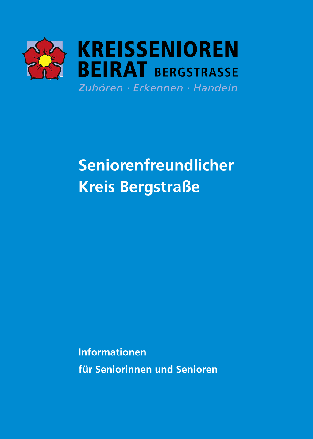 Broschüre Seniorenfreundlicher Kreis Bergstraße