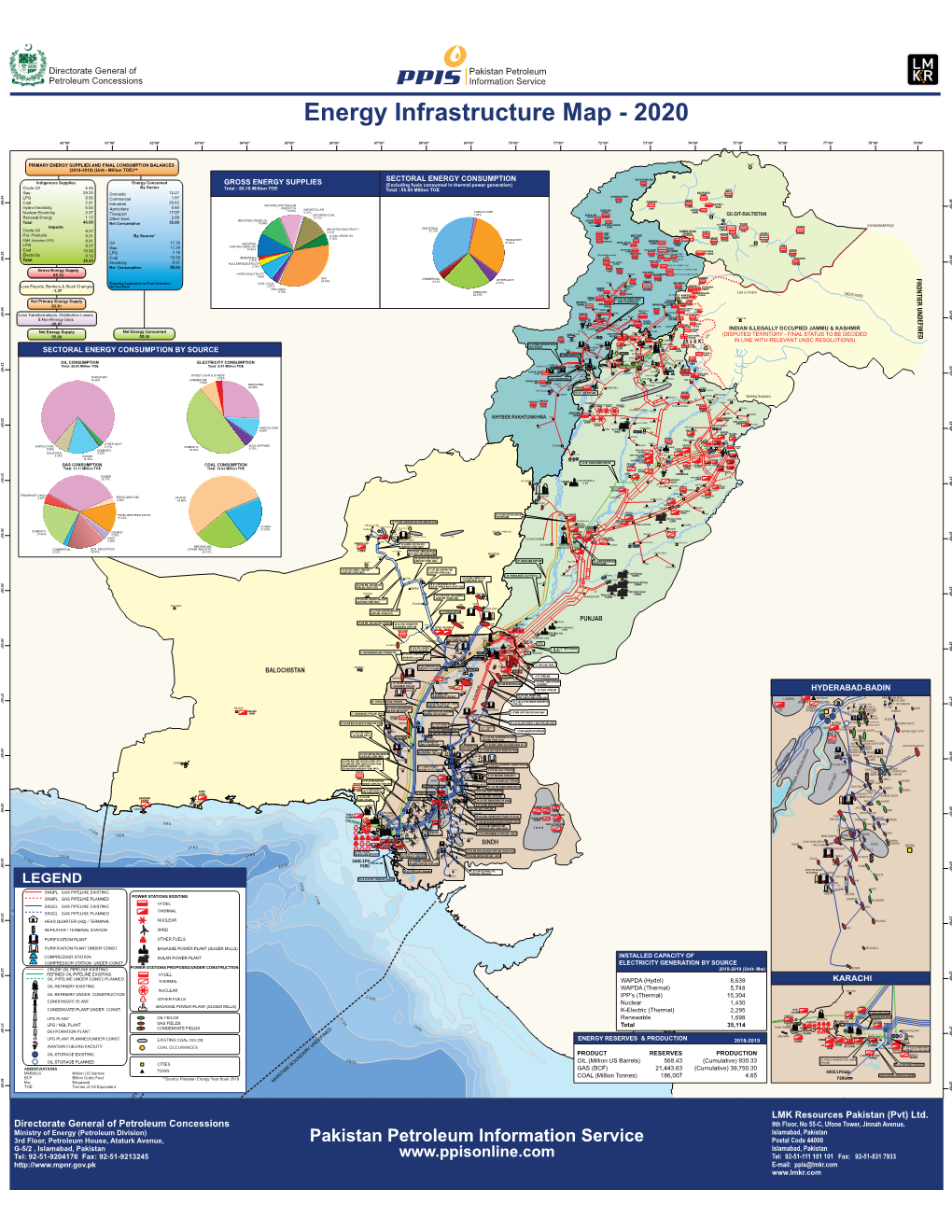 Energy Infrastructure Map - 2020