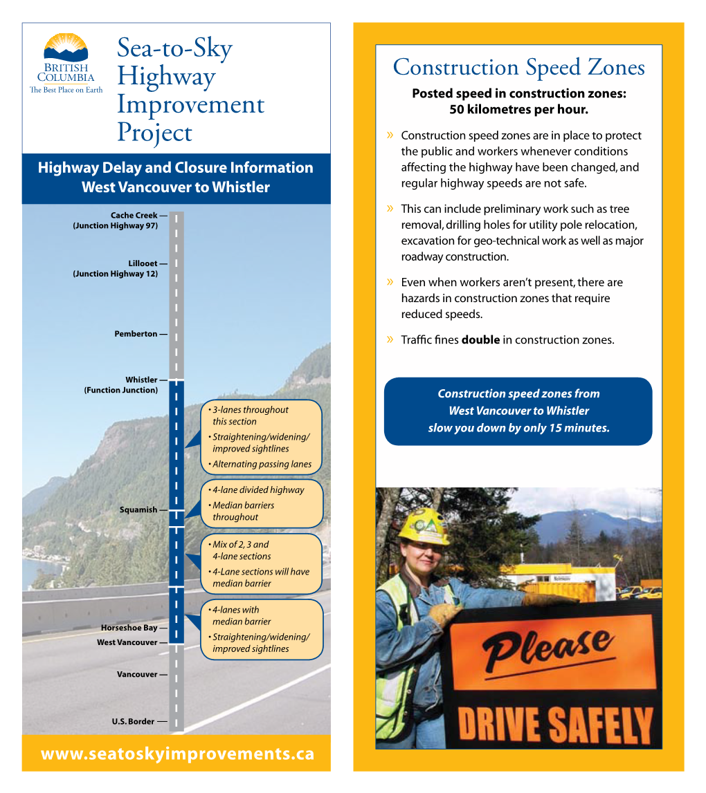 Sea-To-Sky Highway Improvement Project