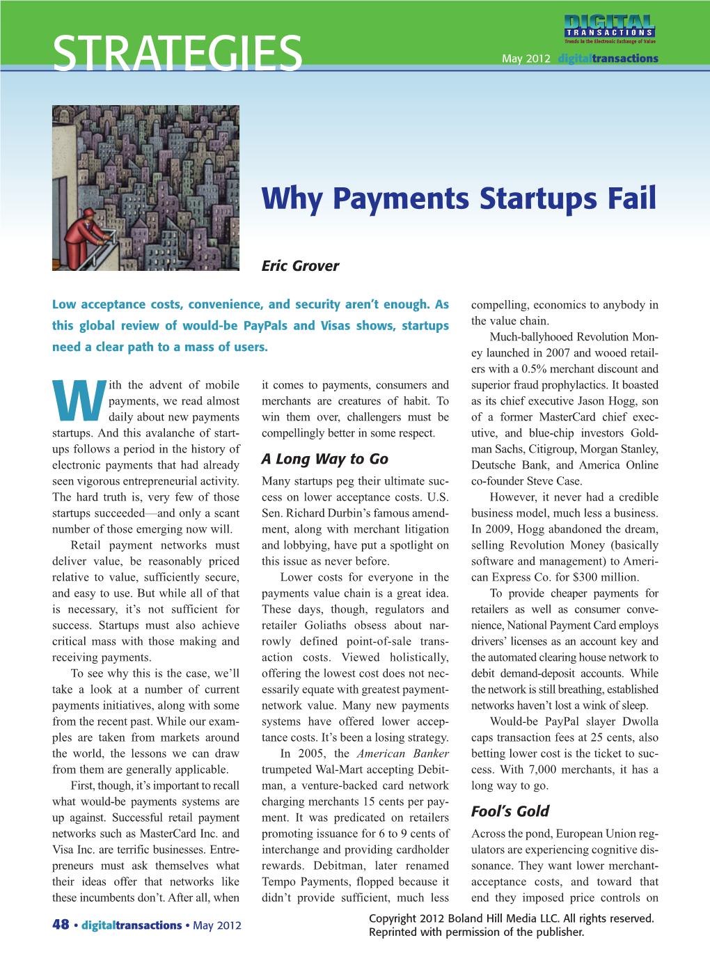 Why Payments Startups Fail