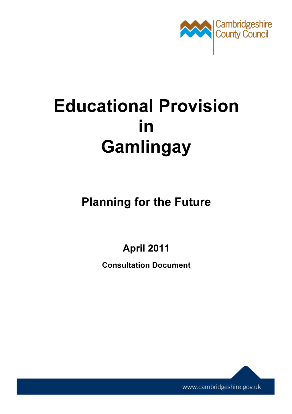 Educational Provision in Gamlingay