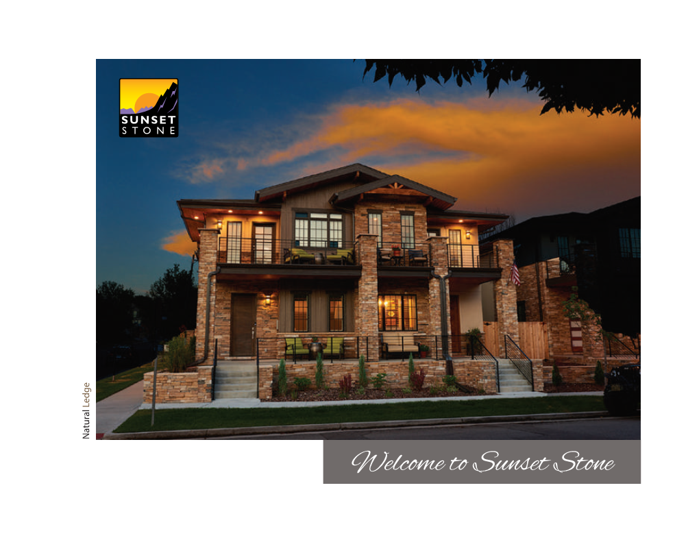 Sunset Stone Brochure