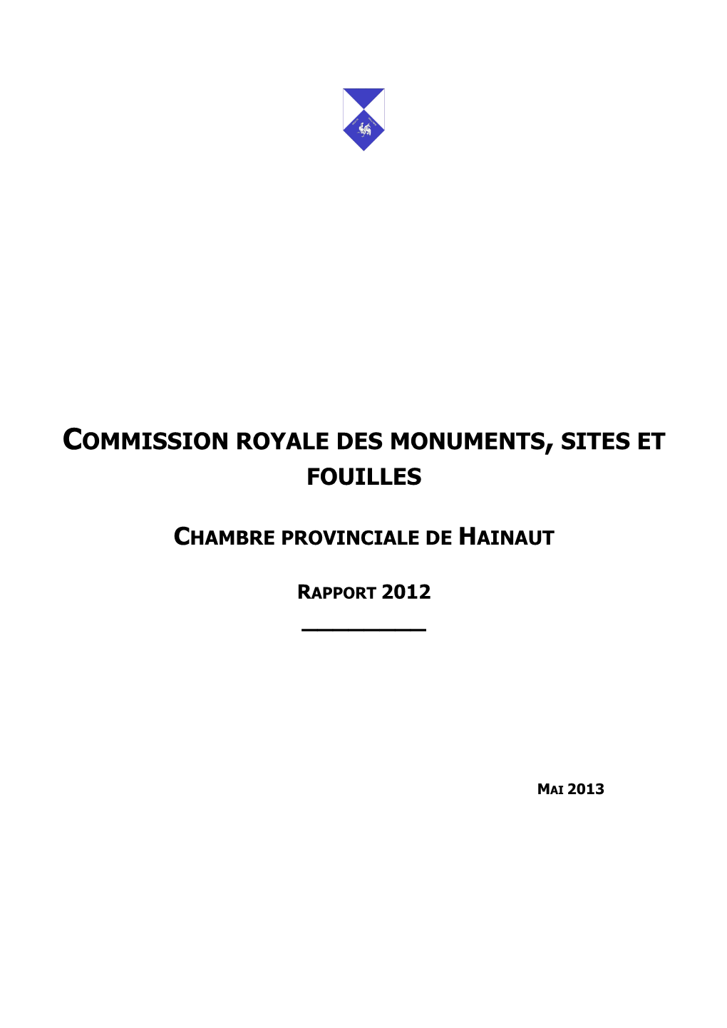 Commission Royale Des Monuments, Sites Et Fouilles