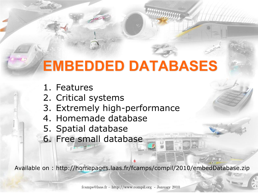 Embedded Databases