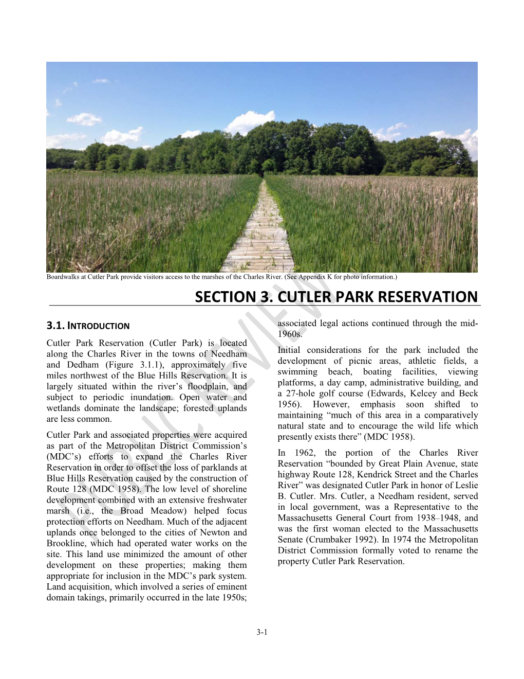 Section 3. Cutler Park Reservation