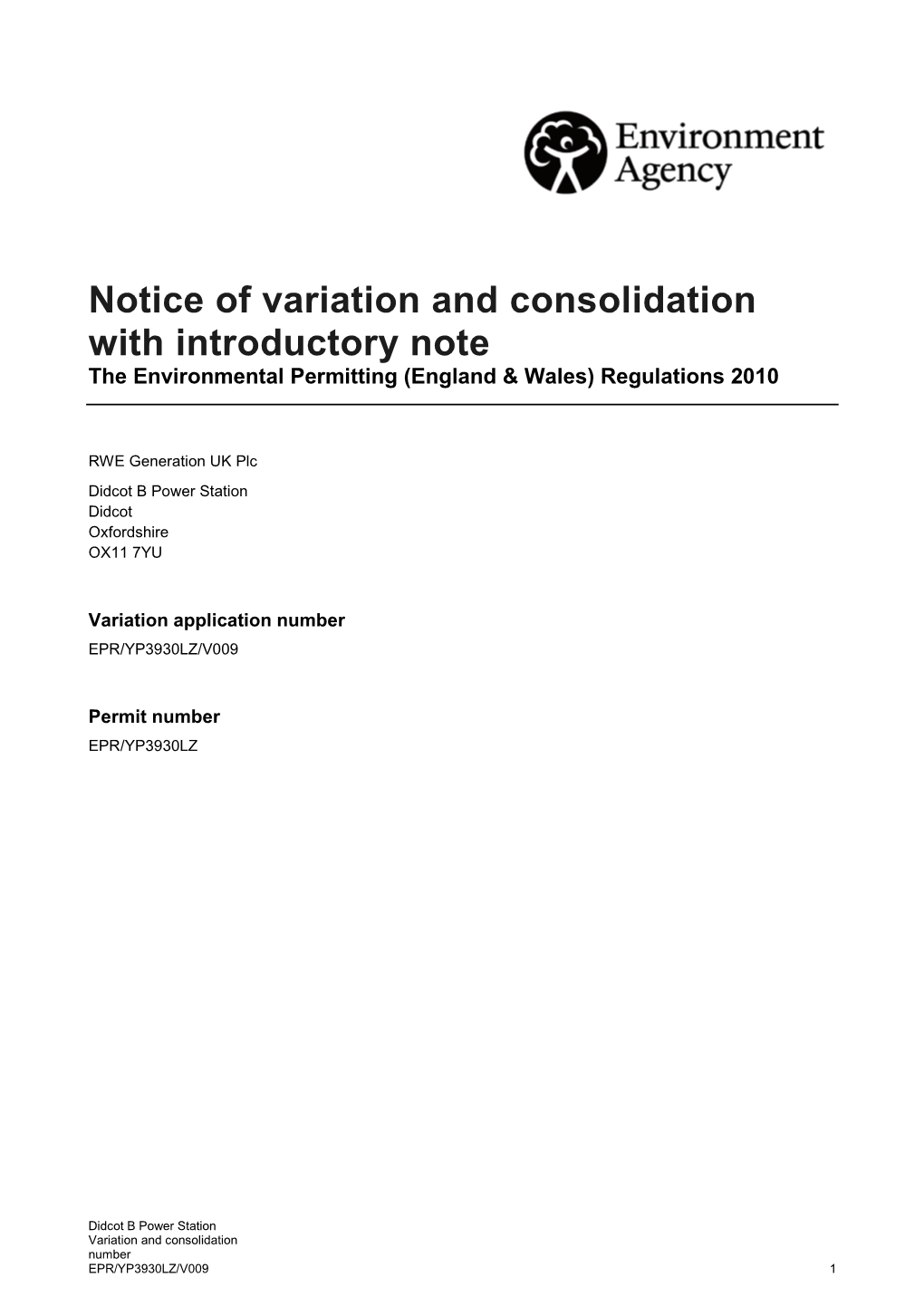 Didcot B Permit