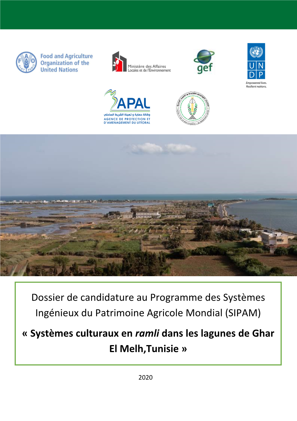 Dossier De Candidature Au Programme Des Systèmes Ingénieux Du Patrimoine Agricole Mondial (SIPAM)