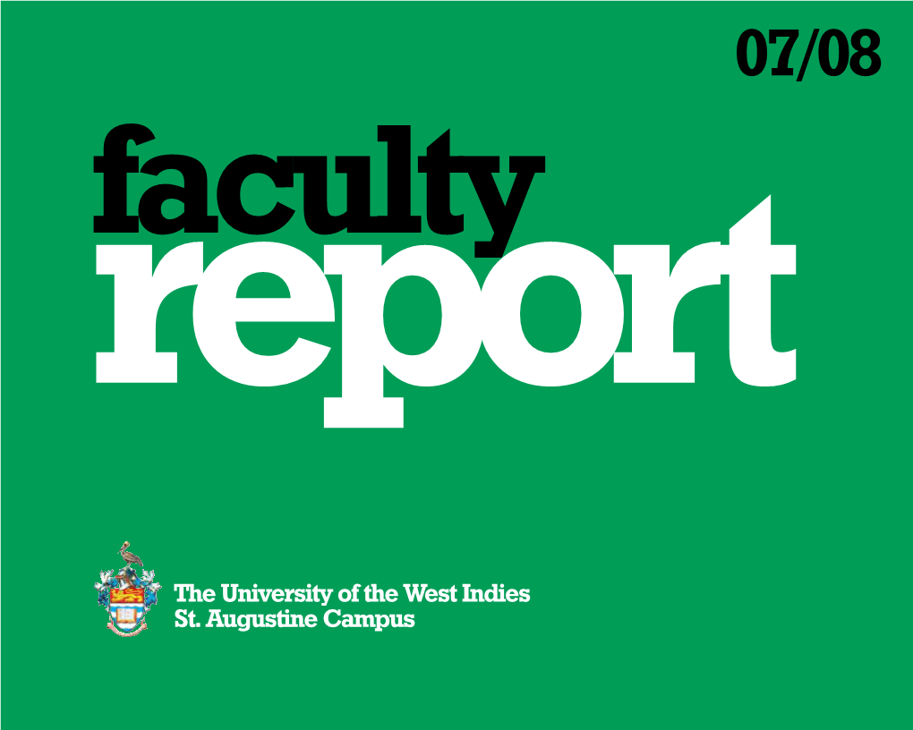 Faculty Report 07/08