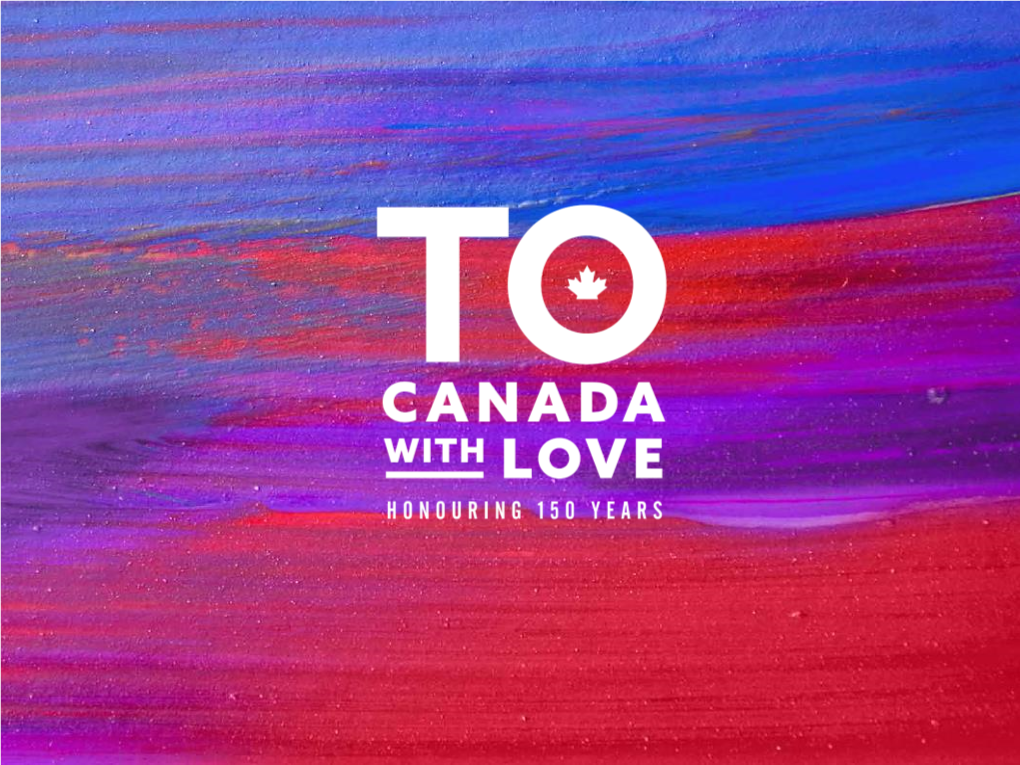 City of Toronto Canada 150 Programs and Events