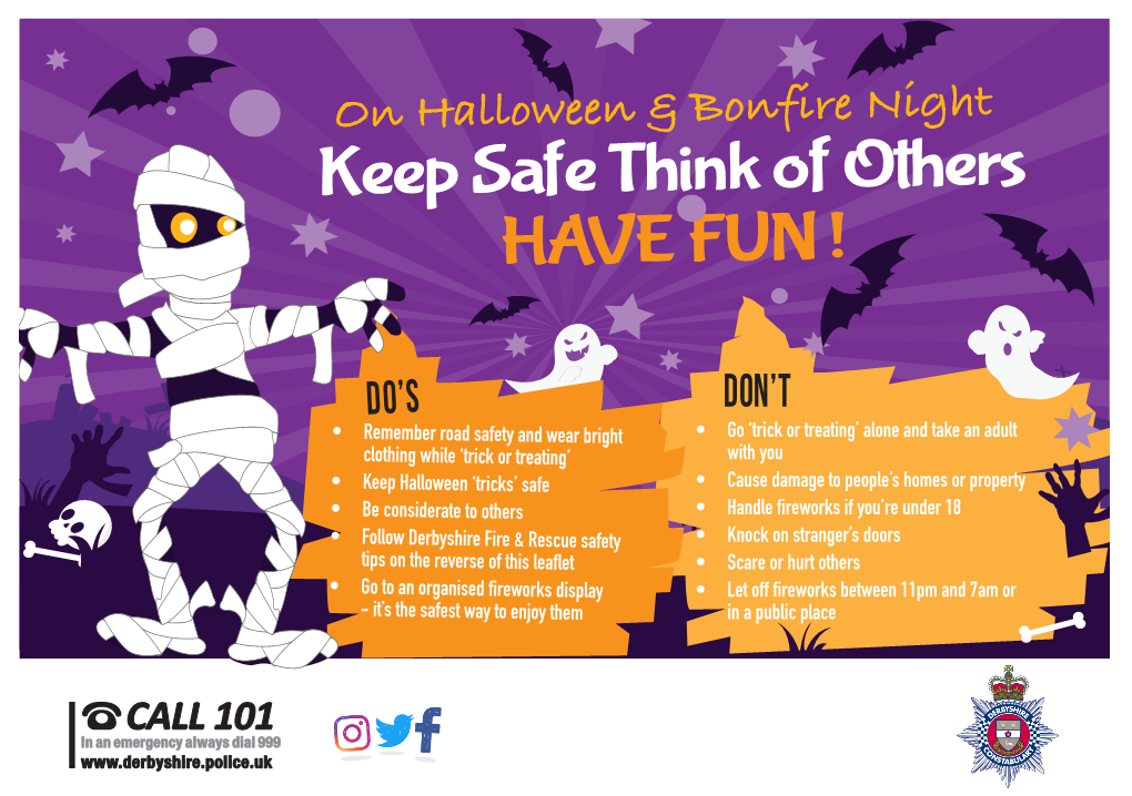 Halloween and Bonfire Night Safety 2018