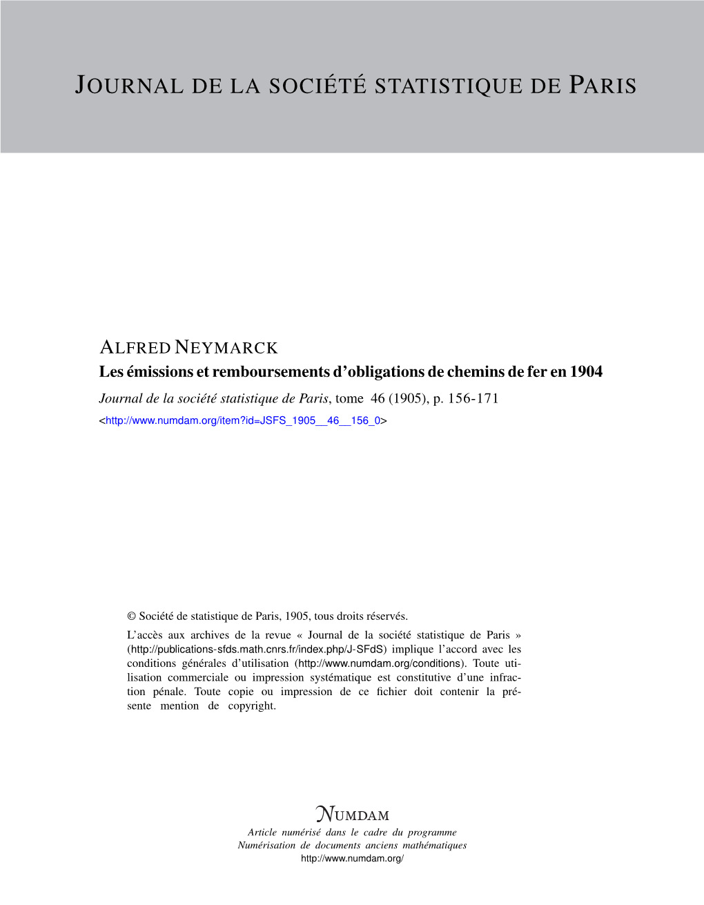 Les Émissions Et Remboursements D'obligations De Chemins De Fer En 1904 (1)