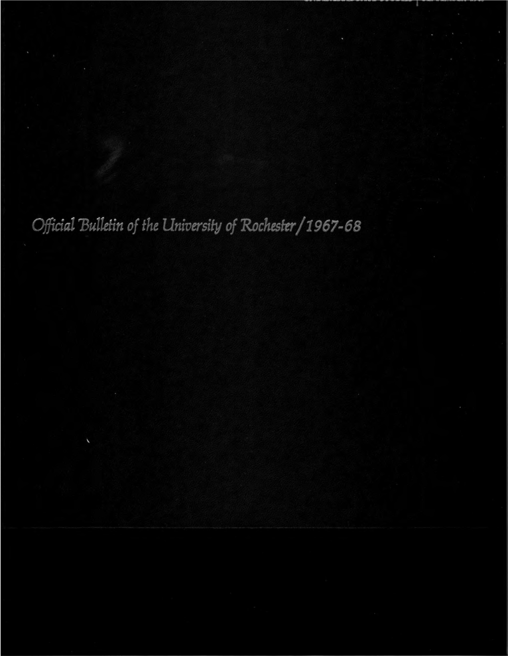 1967-1968 Undergraduate Bulletin