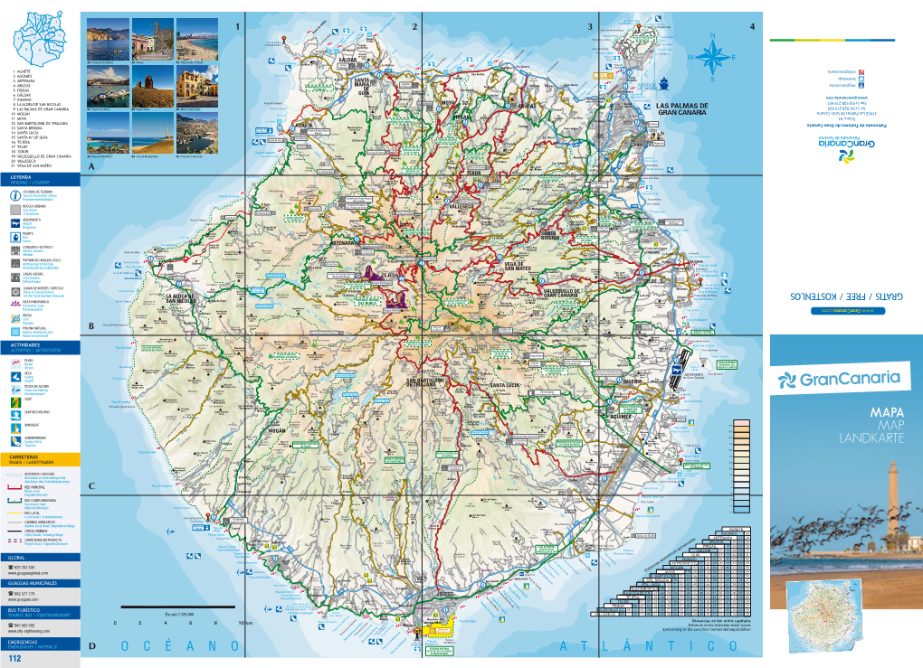 Mapa De Gran Canaria