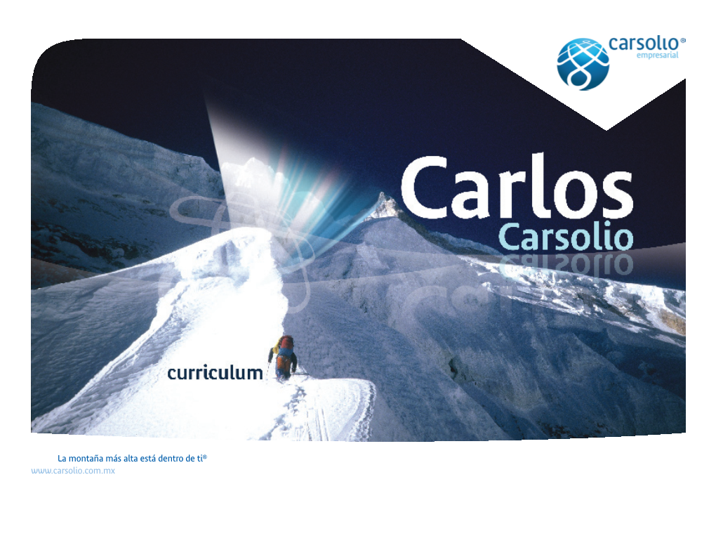 CV Carlos Carsolio.Indd