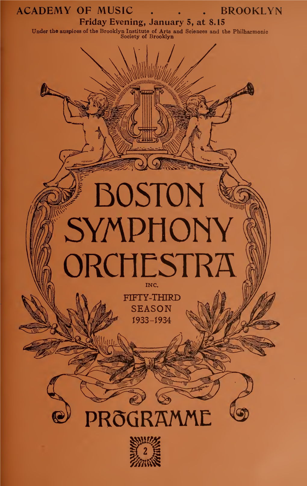 Boston Symphony Orchestra Concert Programs, Season 53,1933