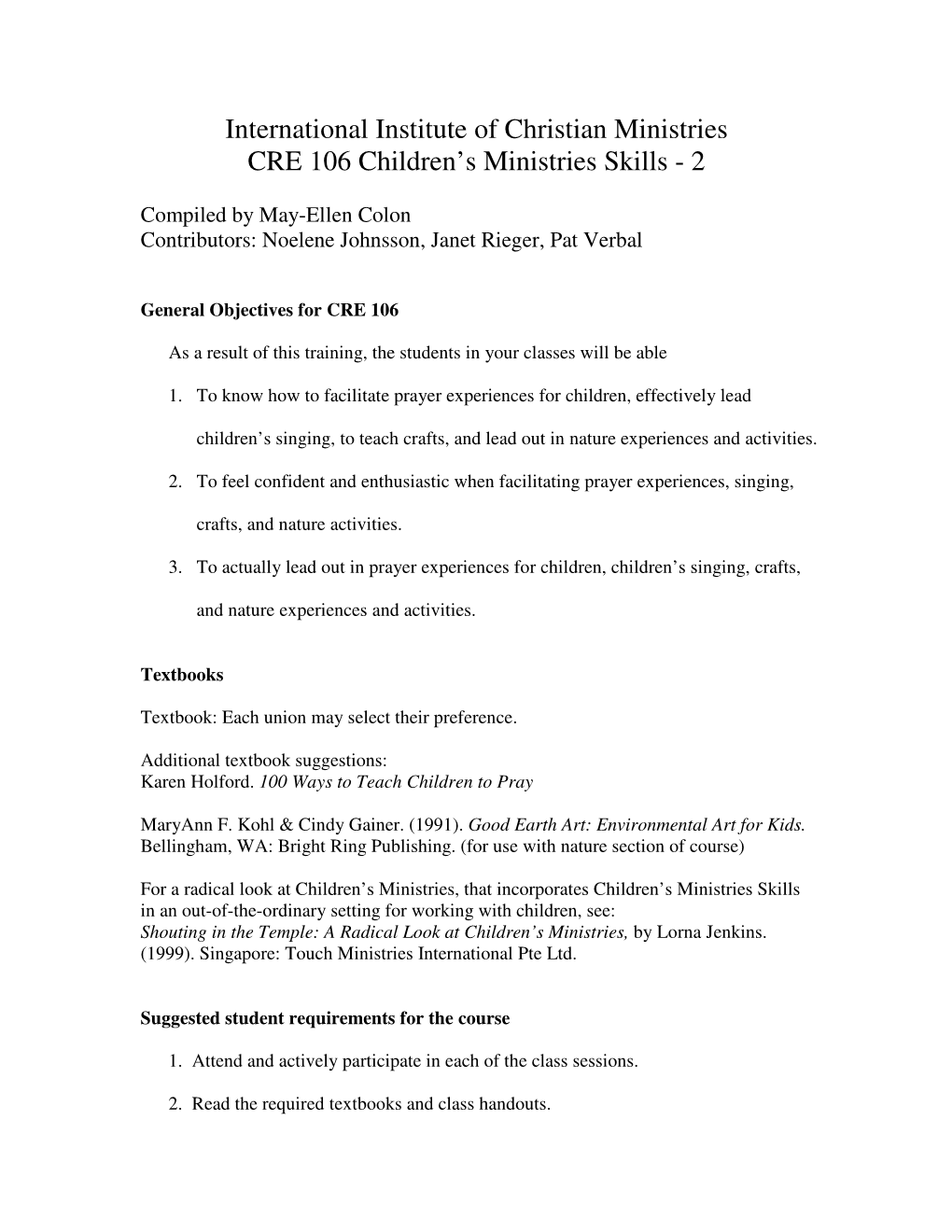 CRE 06 Children's Ministries Skills-2