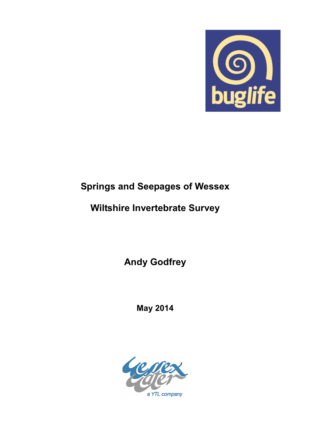 Invertebrate Survey of Springs And
