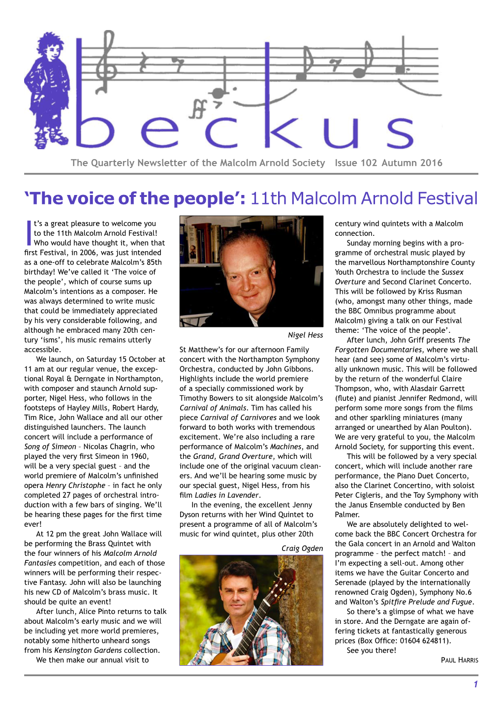 11Th Malcolm Arnold Festival