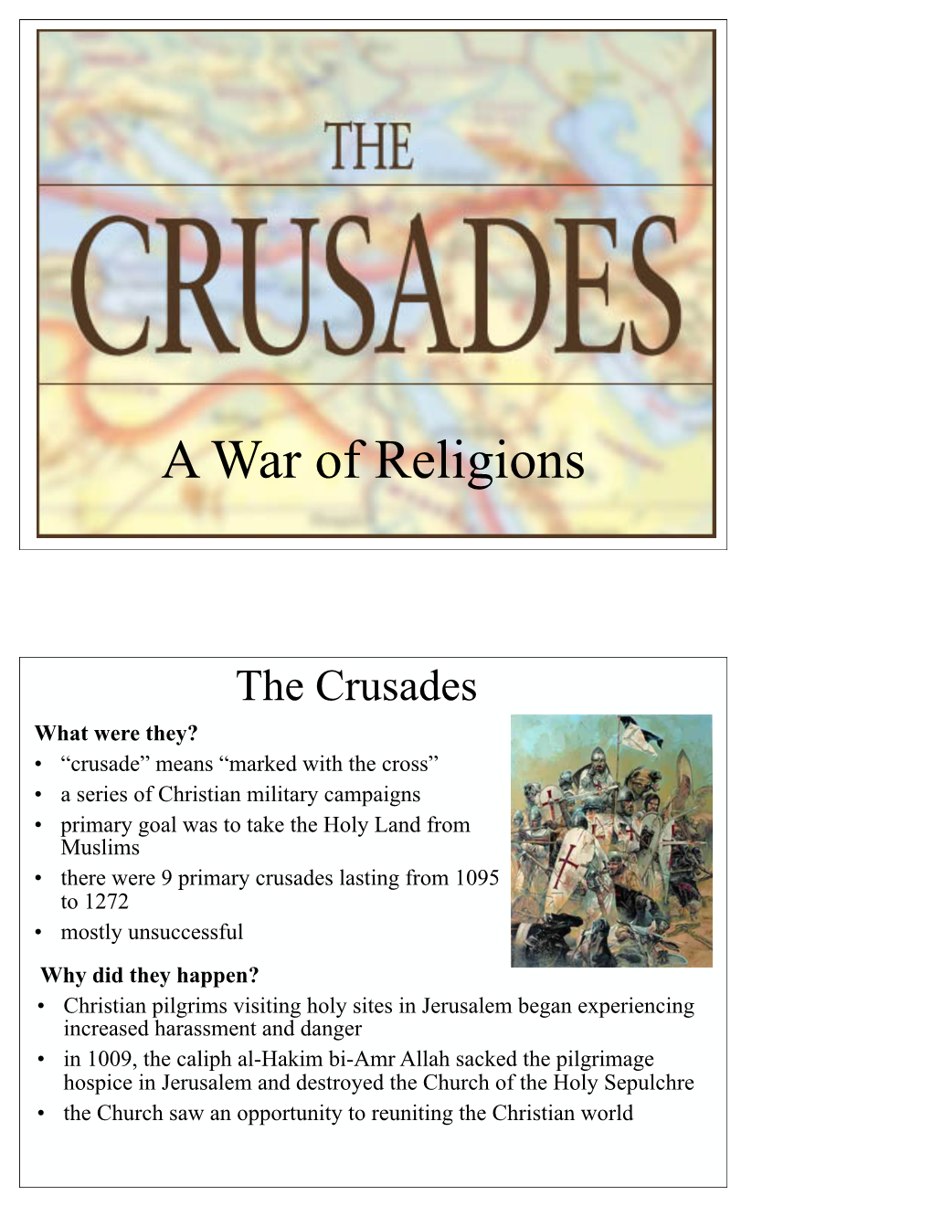 Crusades Keynote