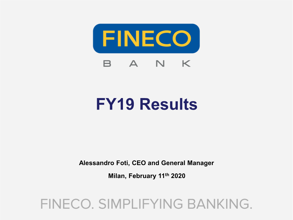 FY19 Results