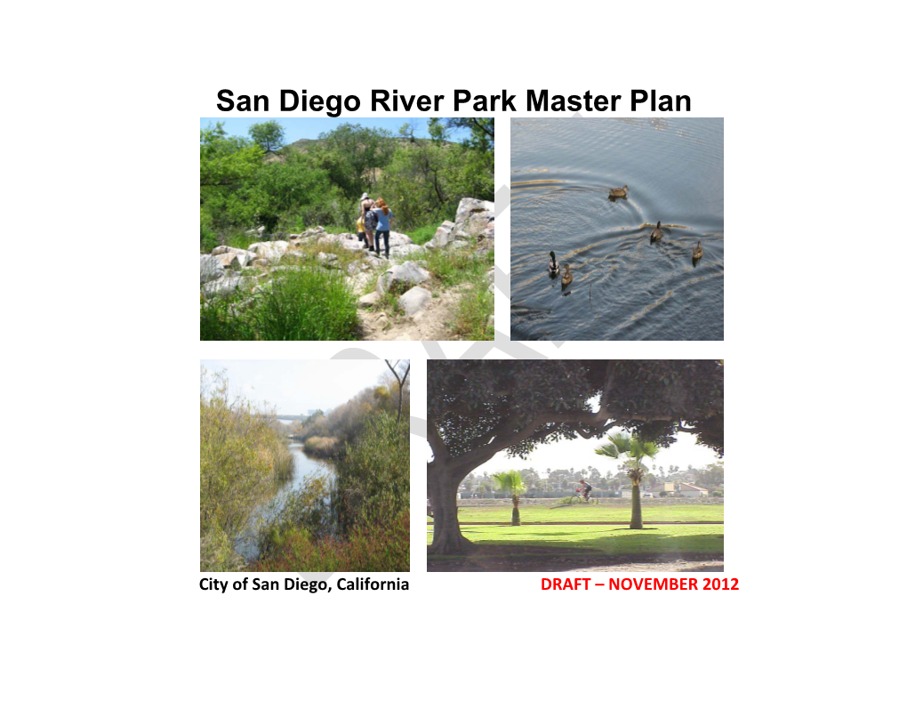 San Diego River Park Master Plan
