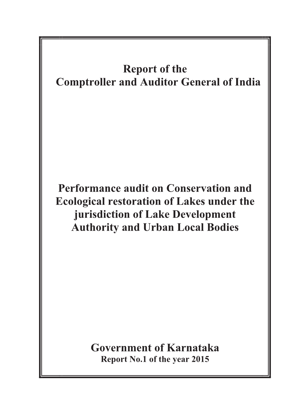 Lake (English) Final Report.Pdf