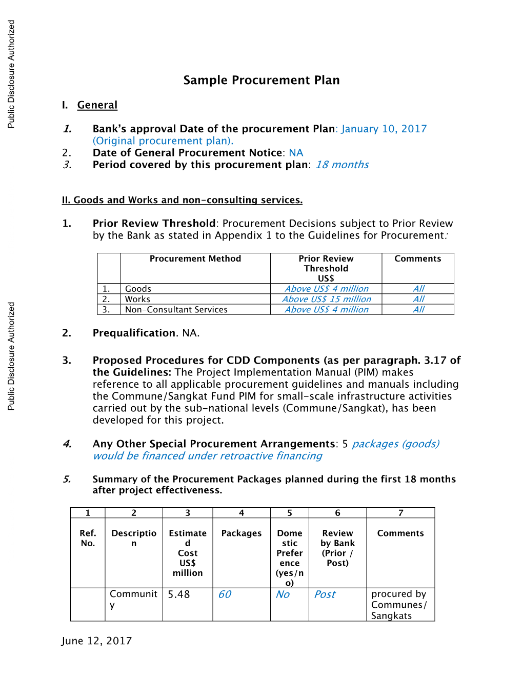 World Bank Document