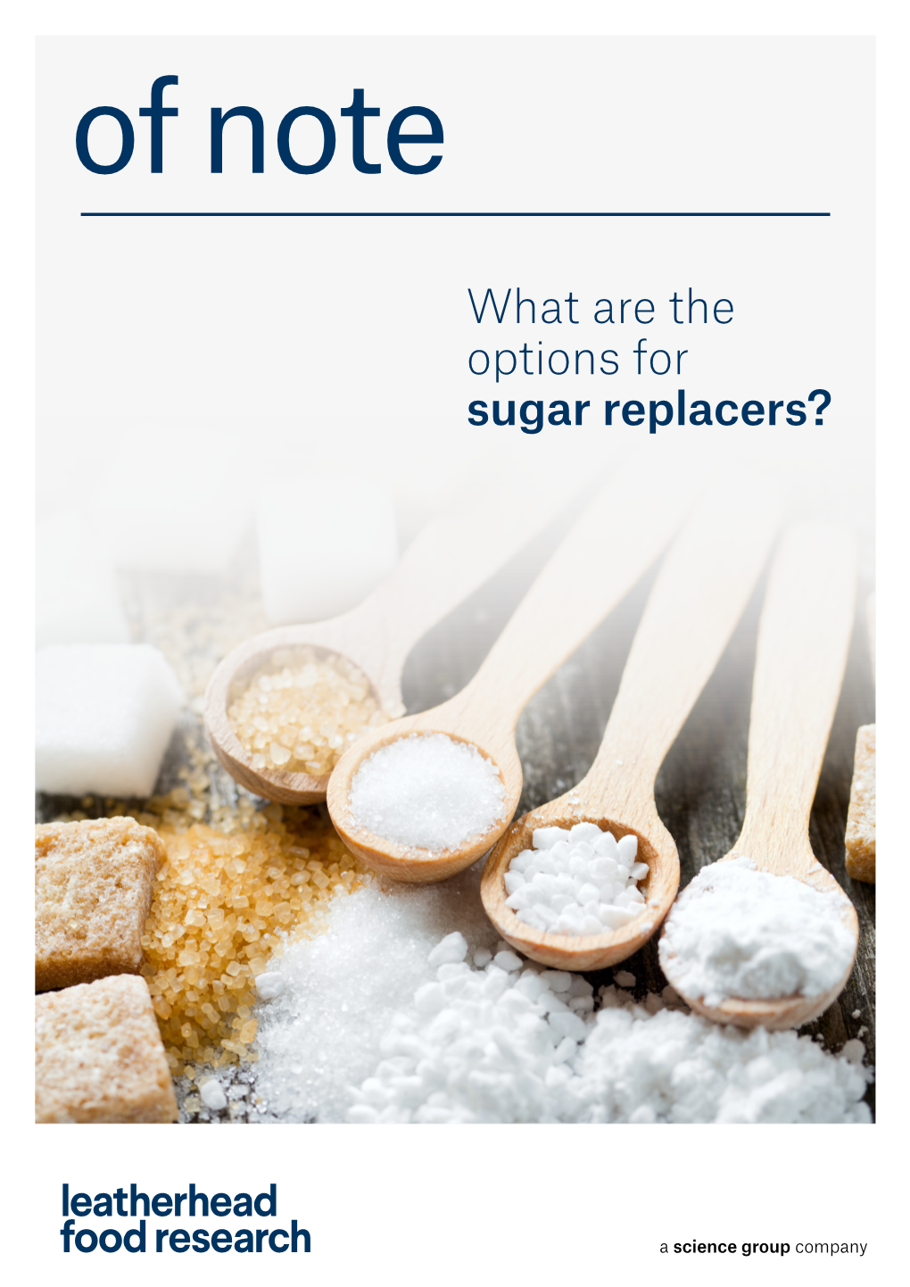 What Are the Options for Sugar Replacers?