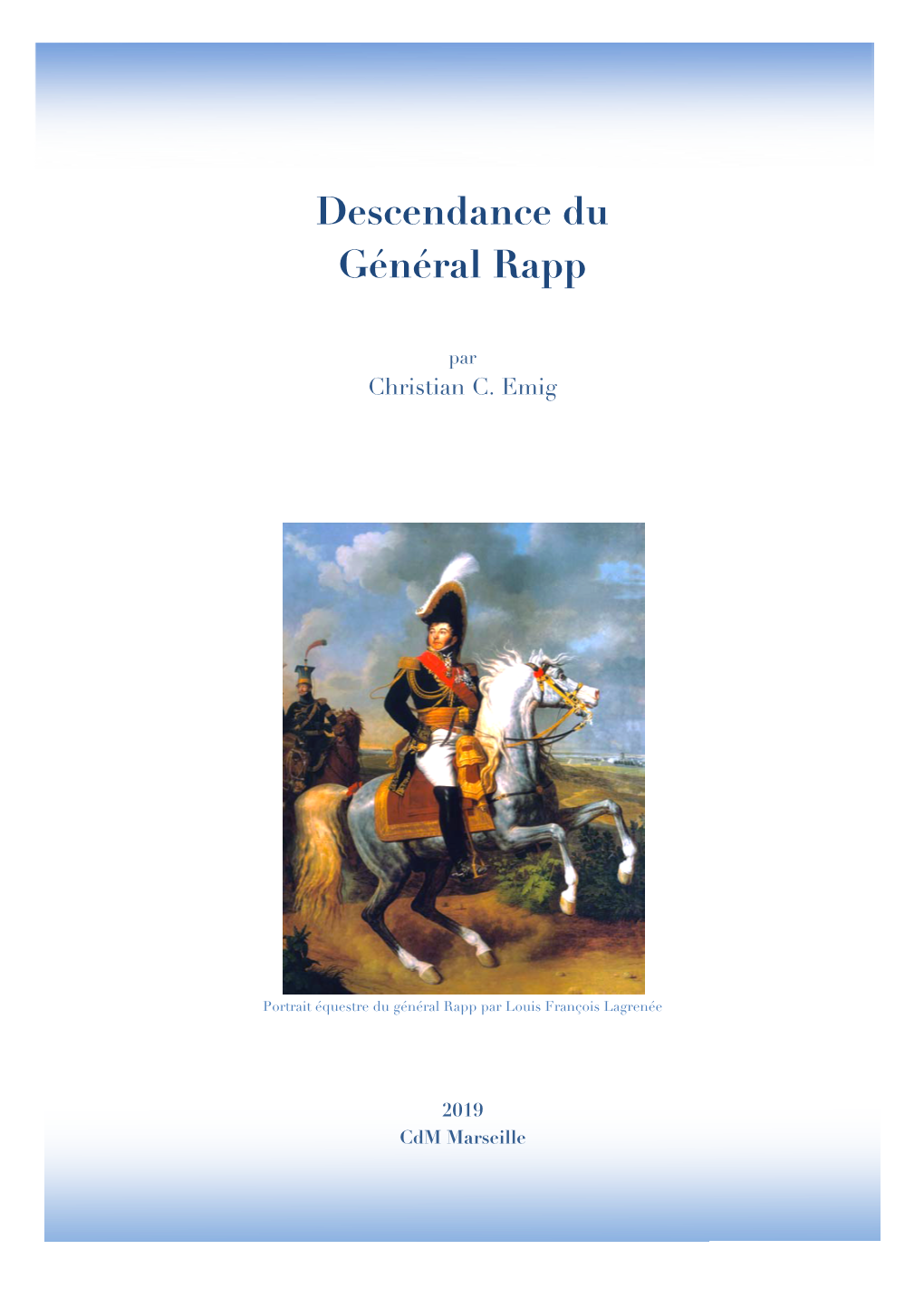 Descendance Du Général Rapp