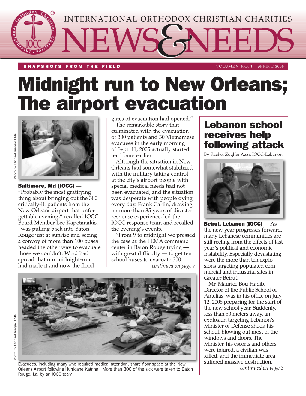 Midnight Run to New Orleans; the Airport Evacuation