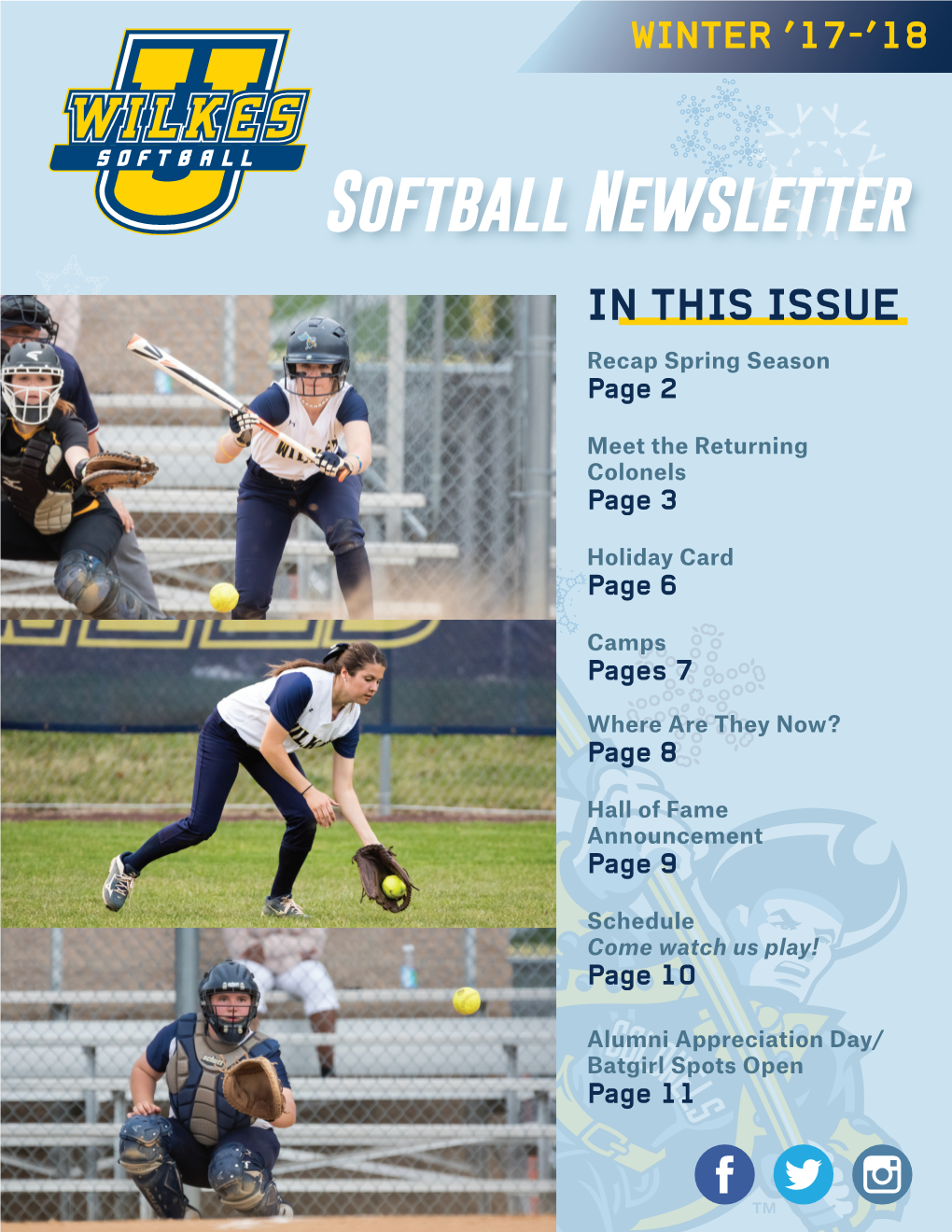 Softball Newsletter