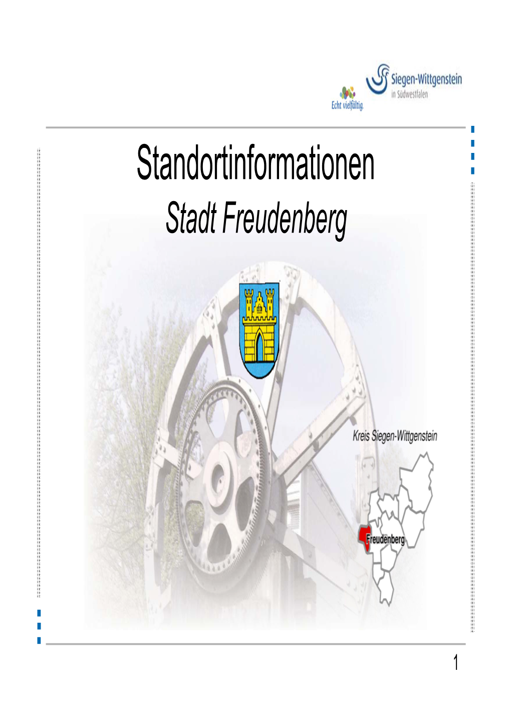 Standortinformationen Stadt Freudenberg